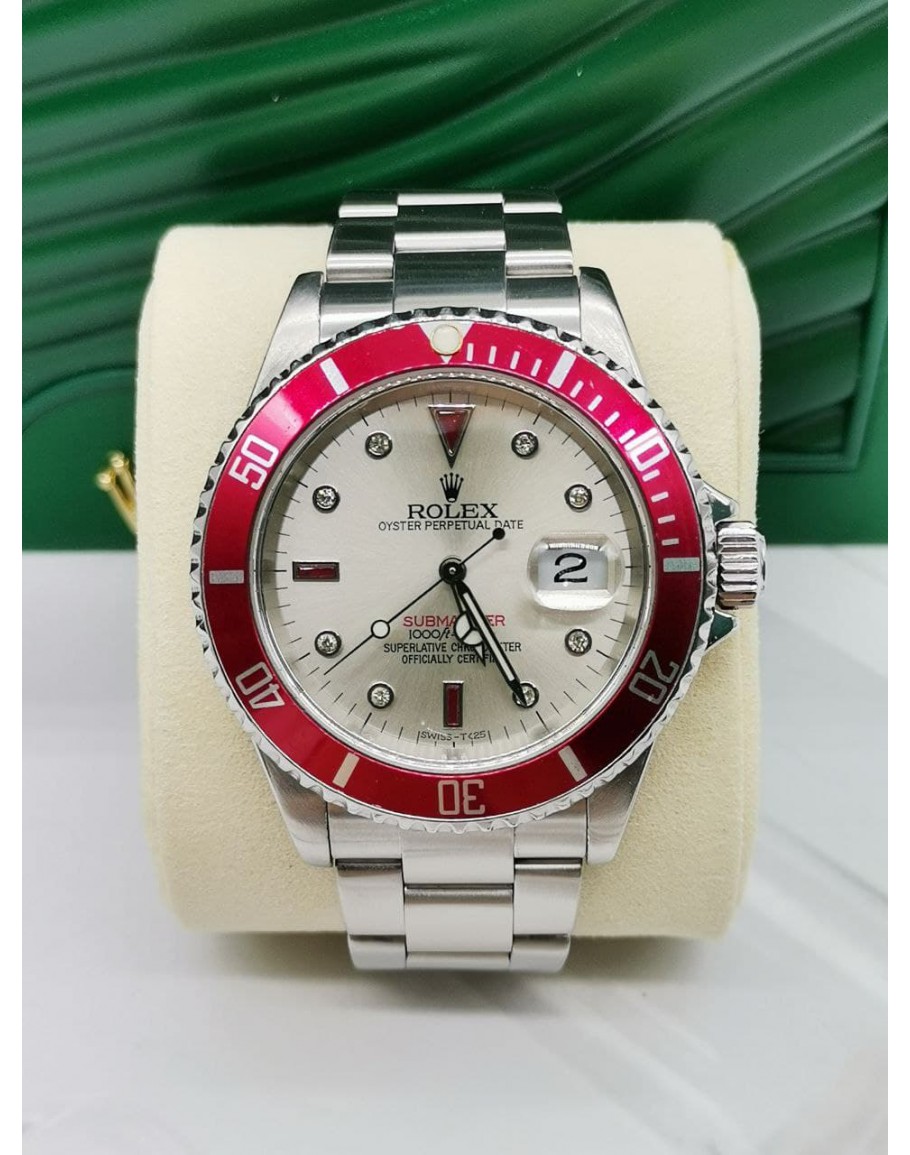 Rolex submariner best sale red dial